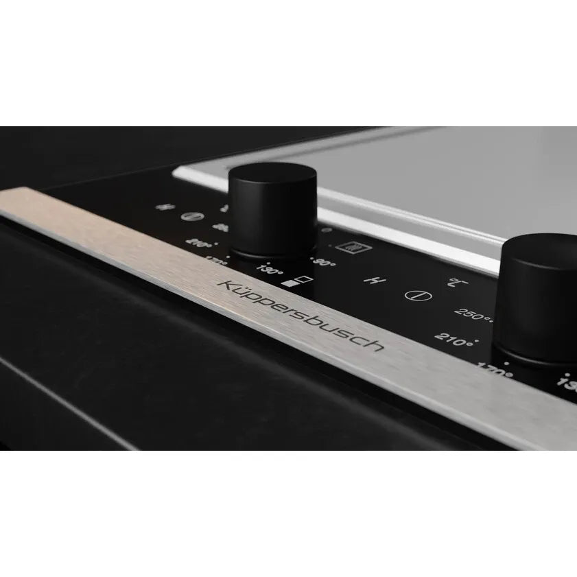 Kueppersbusch VarioLine cooktop, 38 cm, 2 Teppan Yaki grill zones, knobControl, frameless/ED profiles