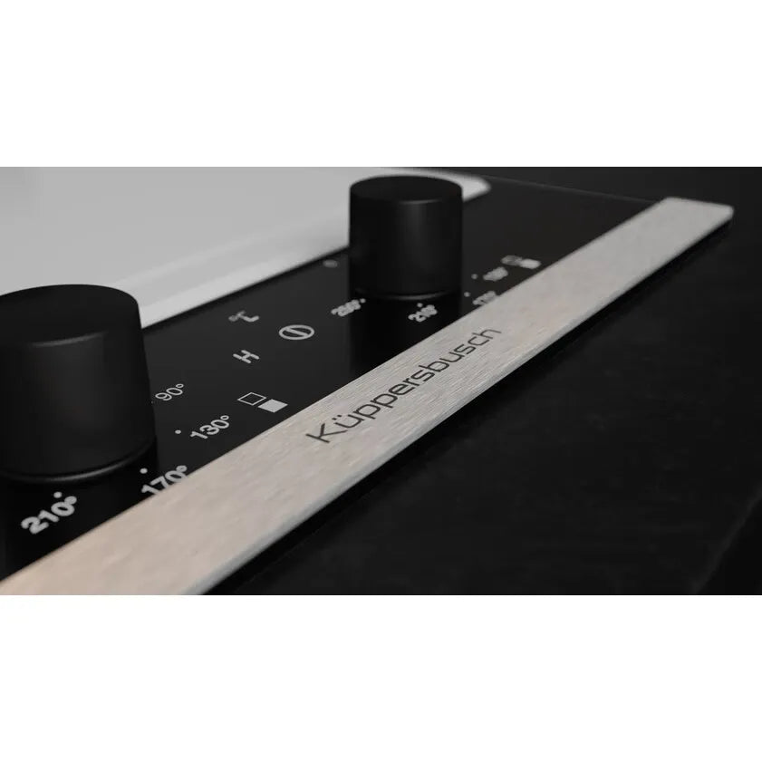 Kueppersbusch VarioLine cooktop, 38 cm, 2 Teppan Yaki grill zones, knobControl, frameless/ED profiles