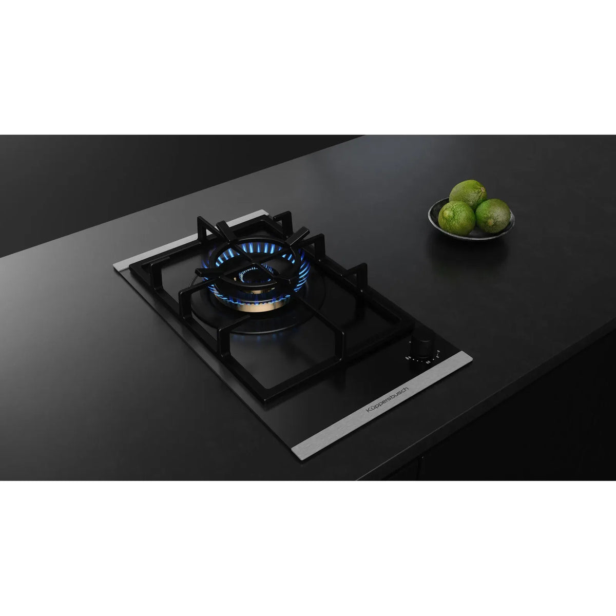 Kueppersbusch VarioLine hob, 30cm, 1 gas wok cooking zone, KnobControl, frameless/ED profiles