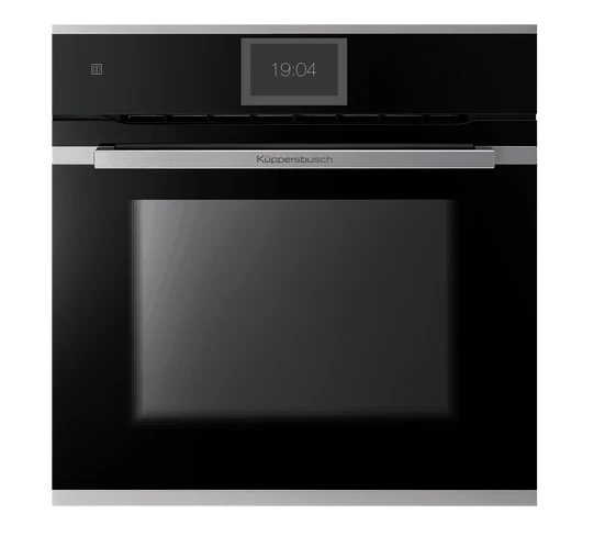 Kueppersbusch Pyrolyse-BO, Schwarz, Glasblende, ohne Designkit, TFT-Touch-Display, 14+11 Fkt., 1 VAZ, 1 TAZ