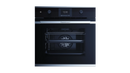 Kueppersbusch Backofen, Schwarz, Glasblende, ohne Designkit, TFT-Display, Drehknebel, 10 Fkt.