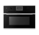 Kueppersbusch Compact-Mikrowellen-BO, Schwarz, Glasblende, ohne Designkit, TFT-Display, Drehknebel,10+2 Fkt.