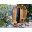 Fjordholz Fass-Sauna Modell Quadro 240 cm