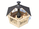 Fjordholz 6-Eck Grillpavillon Modell Hannes 9,0 m²