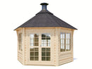 Fjordholz 6-Eck Grillpavillon Modell Hannes 9,0 m²