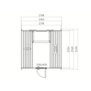 Fjordholz Pod Sauna Modell Luxe 240 cm