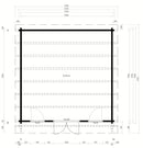 Fjordholz Gartenhaus Modell Jacob 90 G