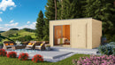 Fjordholz Gartenhaus Modell Q-BIC Alu 70 I