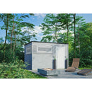 Fjordholz Gartenhaus Modell Q-BIC Modern 44 C