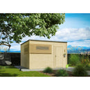 Fjordholz Gartenhaus Modell Q-BIC Modern 44 D