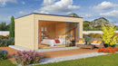 Fjordholz Gartenhaus Modell Q-BIC Alu 70 C