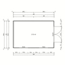 Fjordholz Holzgarage Modell Q-Bic 34 A