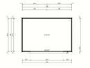 Fjordholz Gartenhaus Modell Q-Bic Office 34 C