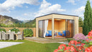 Fjordholz Gartenhaus Modell Q-BIC Alu 70 B