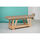 Table de massage Soleni ROOTS SPA en bois et PU, avec appui-tête réglable