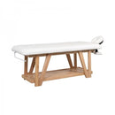 Table de massage Soleni ROOTS SPA en bois et PU, avec appui-tête réglable