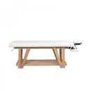 Table de massage Soleni ROOTS SPA en bois et PU, avec appui-tête réglable