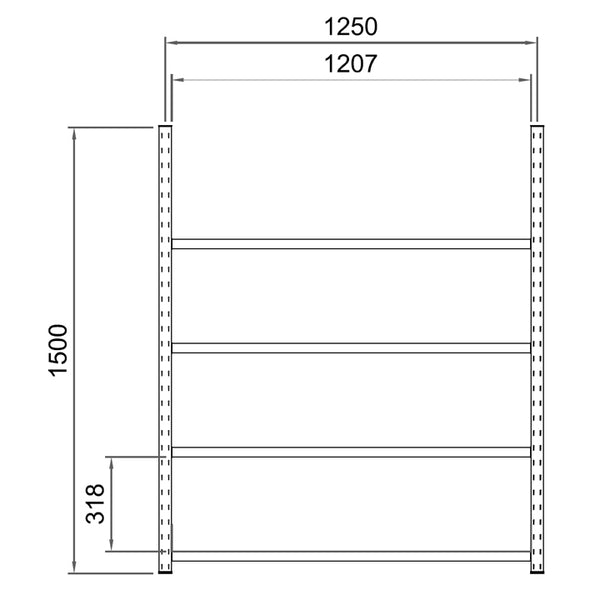 Ecosafe Haltegestell Für 790+2f (4 Ebenen)
