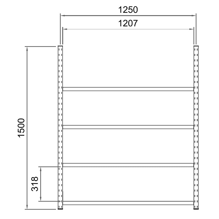 Ecosafe Haltegestell Für 790+2f (4 Ebenen)