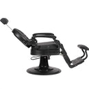 Soleni BUZZ BLACK - Barber Chair, Service Chair, Hairdresser's Chair, Salon Chair, Hairdresser's Chair, Black