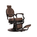 Soleni BUZZ BLACK - Barber Chair, Service Chair, Hairdresser's Chair, Salon Chair, Hairdresser's Chair, Antique Brown