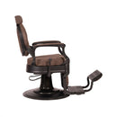 Soleni BUZZ BLACK - Barber Chair, Service Chair, Hairdresser's Chair, Salon Chair, Hairdresser's Chair, Antique Brown
