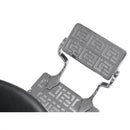 Soleni BUZZ SILVER - Barber Chair, Operator Chair, Hairdresser's Chair, Hairdressing Chair, Black