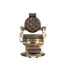 Soleni BUZZ BRONZE - Barber Chair, Operator Chair, Hairdresser's Chair, Hairdressing Chair, Dark Brown