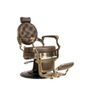 Soleni BUZZ BRONZE - Barber Chair, Operator Chair, Hairdresser's Chair, Hairdressing Chair, Dark Brown