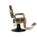 Soleni BUZZ BRONZE - Barber Chair, Operator Chair, Hairdresser's Chair, Hairdressing Chair, Dark Brown