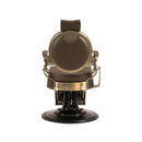 Soleni BUZZ BRONZE - Barber Chair, Operator Chair, Hairdresser's Chair, Hairdressing Chair, Dark Brown