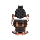 Soleni BUZZ ROSE - Barber Chair, Operator Chair, Hairdresser's Chair, Hairdressing Chair, Black