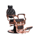 Soleni BUZZ ROSE - Barber Chair, Operator Chair, Hairdresser's Chair, Hairdressing Chair, Black