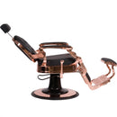 Soleni BUZZ ROSE - Barber Chair, Operator Chair, Hairdresser's Chair, Hairdressing Chair, Black