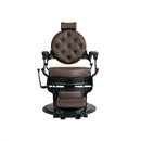 Soleni BUZZ BLACK - Barber Chair, Service Chair, Hairdressing Chair, Hairdressing Chair, Dark Brown