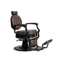 Soleni BUZZ BLACK - Barber Chair, Service Chair, Hairdressing Chair, Hairdressing Chair, Dark Brown