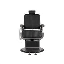Soleni FRINGE - Barber's Chair, Barber's Chair, Hairdresser's Chair, Hairdressing Chair, Black
