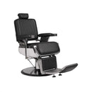 Soleni FRINGE - Barber's Chair, Barber's Chair, Hairdresser's Chair, Hairdressing Chair, Black