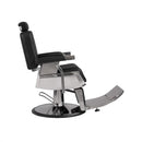 Soleni FRINGE - Barber's Chair, Barber's Chair, Hairdresser's Chair, Hairdressing Chair, Black