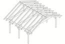 Fjordholz Doppel Carport Modell Max