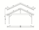 Fjordholz Doppel Carport Modell Max