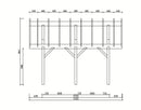 Fjordholz Doppel Carport Modell Max