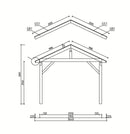 Fjordholz Einzel Carport Modell Max