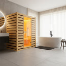 Hydrosan Trockene Heimsauna mit Infrarot-Niedertemperatur, Tromsø3, 3-4 Personen, 153 x 110 cm, 230 V