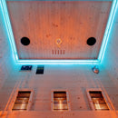 Hydrosan Trockene Heimsauna mit Infrarot-Niedertemperatur, Tromsø3, 3-4 Personen, 153 x 110 cm, 230 V