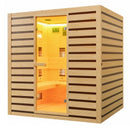 Hydrosan Trockene Heimsauna mit Infrarot-Niedertemperatur, Tromsø4, 4-5 Personen, 180 x 150 cm, 230 V