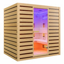 Hydrosan Trockene Heimsauna mit Infrarot-Niedertemperatur, Tromsø4, 4-5 Personen, 180 x 150 cm, 230 V
