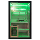 Hydrosan Hochtemperatur-Sauna (finnisch) mit Forsa1-BL/Harvia 3,5-kW-Ofen für 2 Personen (120 x 120 cm)
