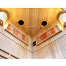 Hydrosan Hochtemperatur-Sauna (finnisch) mit KEMI2/HARVIA 3,5-kW-Ofen für 1-2 Personen (120 x 120 cm)