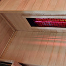 Hydrosan Sauna-Kombination Infrarot/Finnisches Moos1 mit 6-kW-Ofen für 4-5 Personen, 150 x 150 cm, 2-in-1